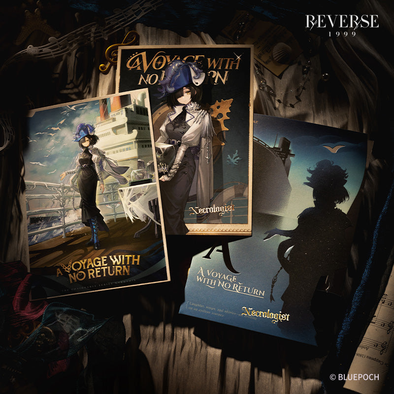 Reverse: 1999 "The Unsinkable" Character Garment Invitation Set