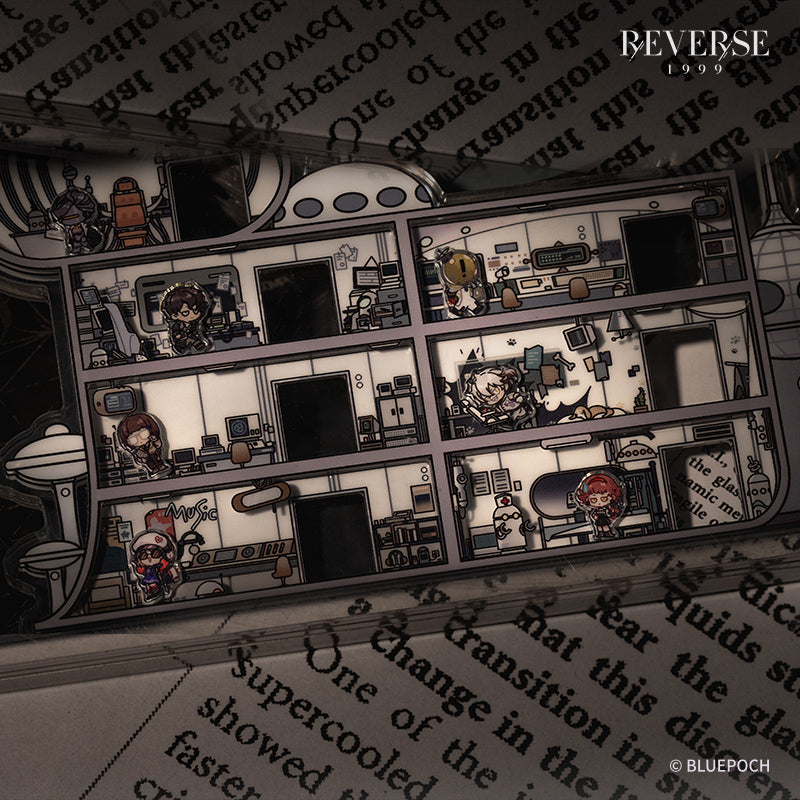 Reverse: 1999 "Chaotic Lab" LSCC Acrylic Maze