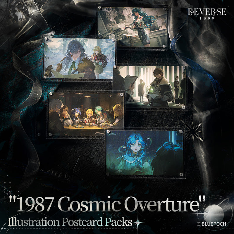 "1987 Cosmic Overture" Illustration Postcard Packs