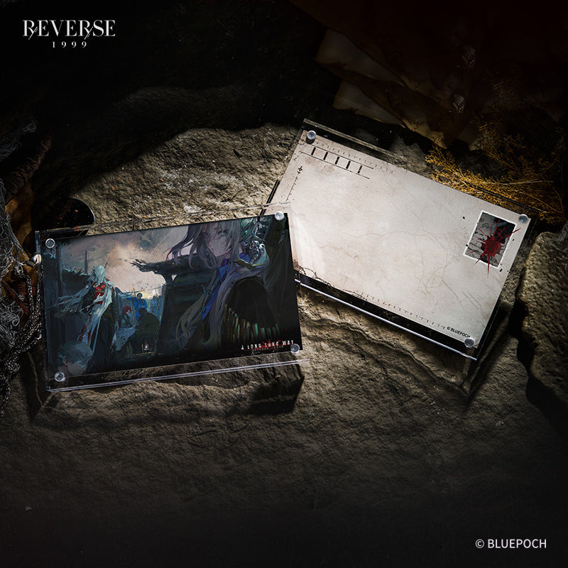 Reverse: 1999 "A Long Long Way" Illustration Postcard Packs