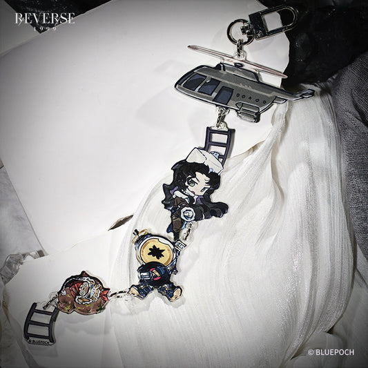 "Rock and Rescue" Helicopter Mission Themed Acrylic Pendant