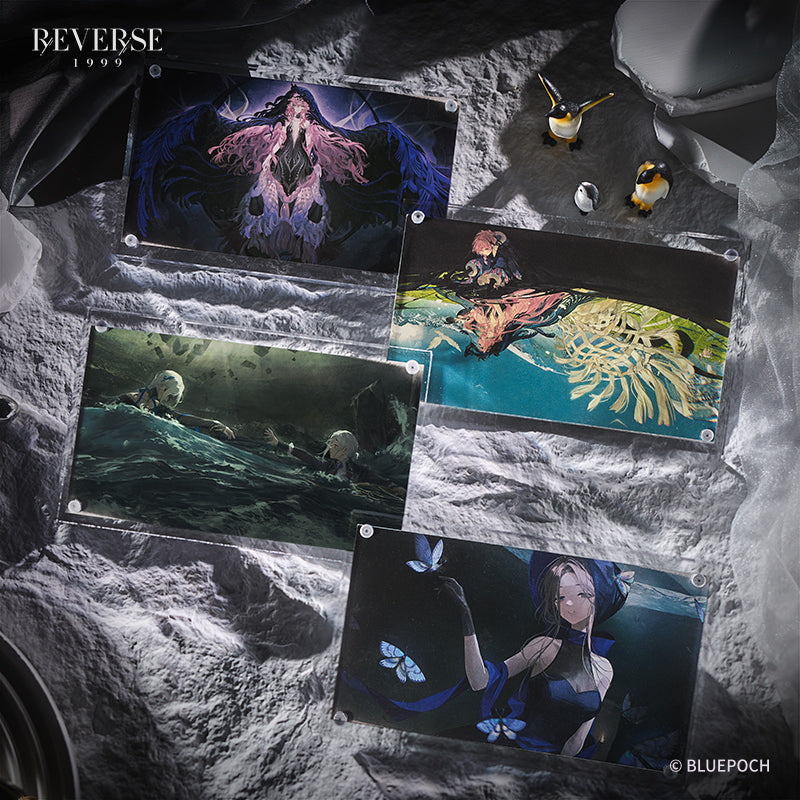 Reverse: 1999"Paradise Regained" Illustration Postcard Packs