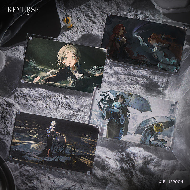 Reverse: 1999"Paradise Regained" Illustration Postcard Packs