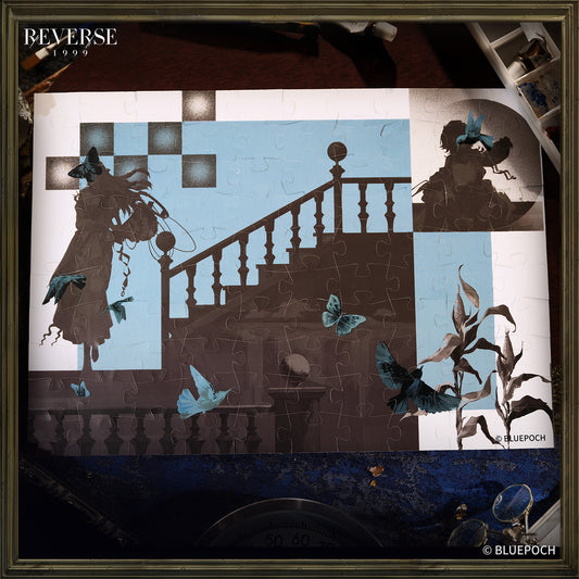 Reverse: 1999 "The Turquoise Serpent Club" Lenticular Puzzle