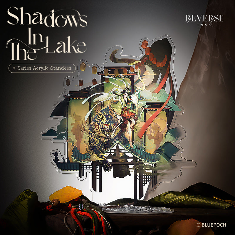 Reverse: 1999 "Shadows in the Lake" Series Acrylic Standees Liang Yue/Noire