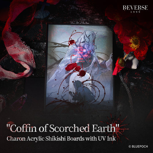 Reverse: 1999 "Coffin of Scorched Earth" Charon Acrylic Shikishi Boards with UV Ink