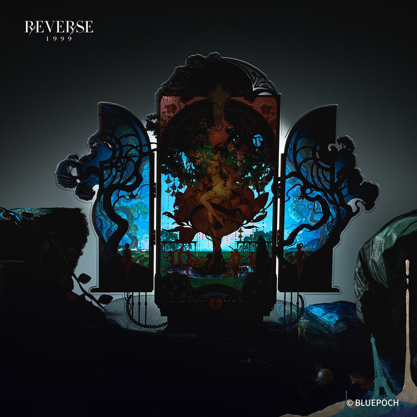 Reverse: 1999 "Forbidden Fruit" Anjo Nala Garment Standee