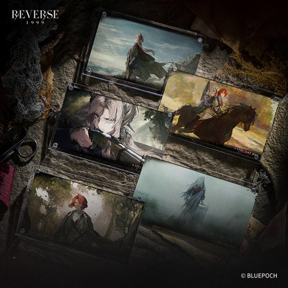 Reverse: 1999 "A Long Long Way" Illustration Postcard Packs