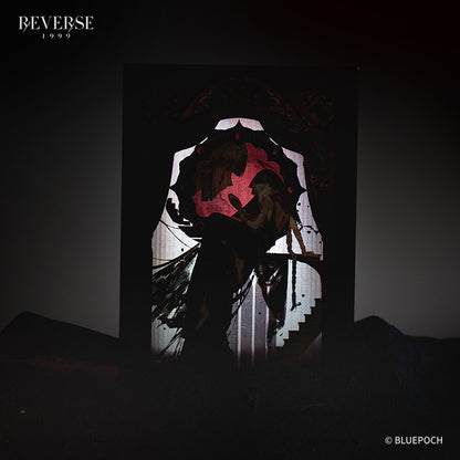 Reverse: 1999 "The Wax and Wane of the Heart" Semmelweis Quicksand Acrylic Standee