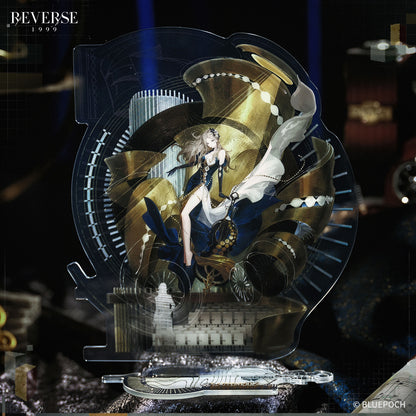 Reverse: 1999 "Finale in Silver" Lorentz Butterfly Garment Standee