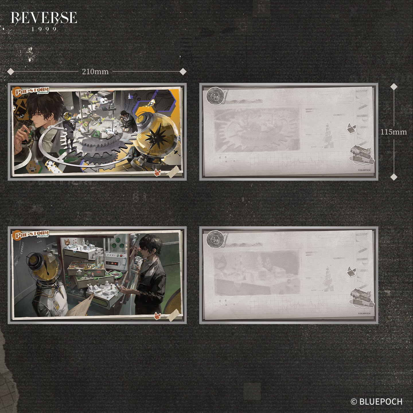 "Pre-Storm Protocol" Silver Foil Shikishi Board