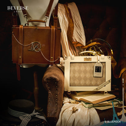 Reverse: 1999 "Packed Up Suitcase" Travel Scrapbook Ita-Bag