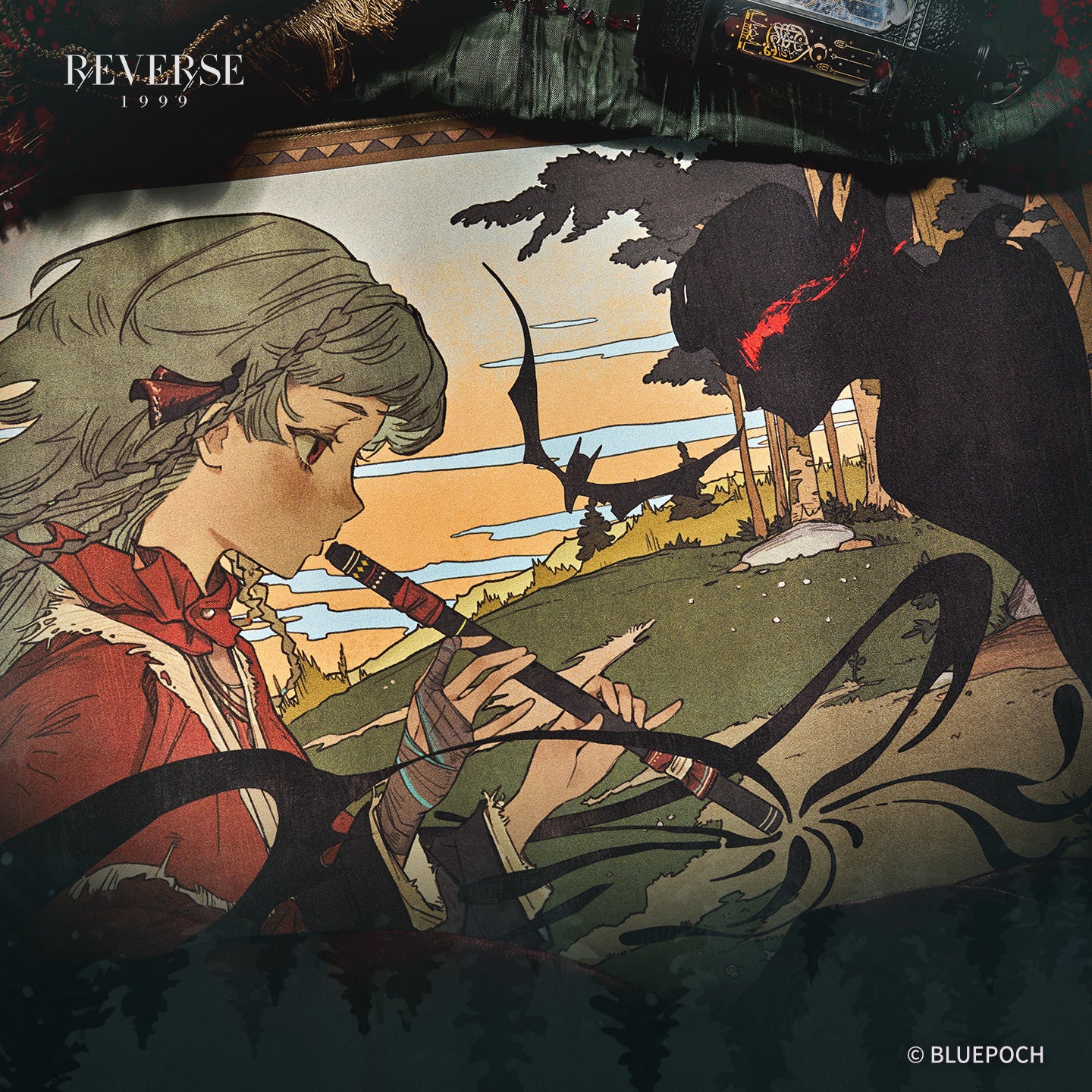 Reverse: 1999 "Dancing at Dusk" Mouse Pad