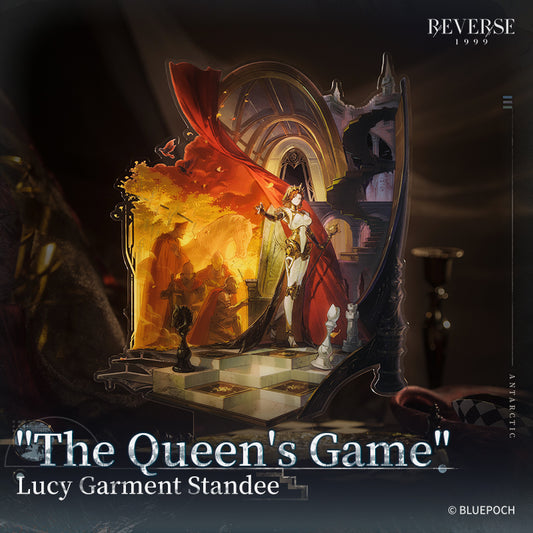 "The Queen's Game" Lucy Garment Standee