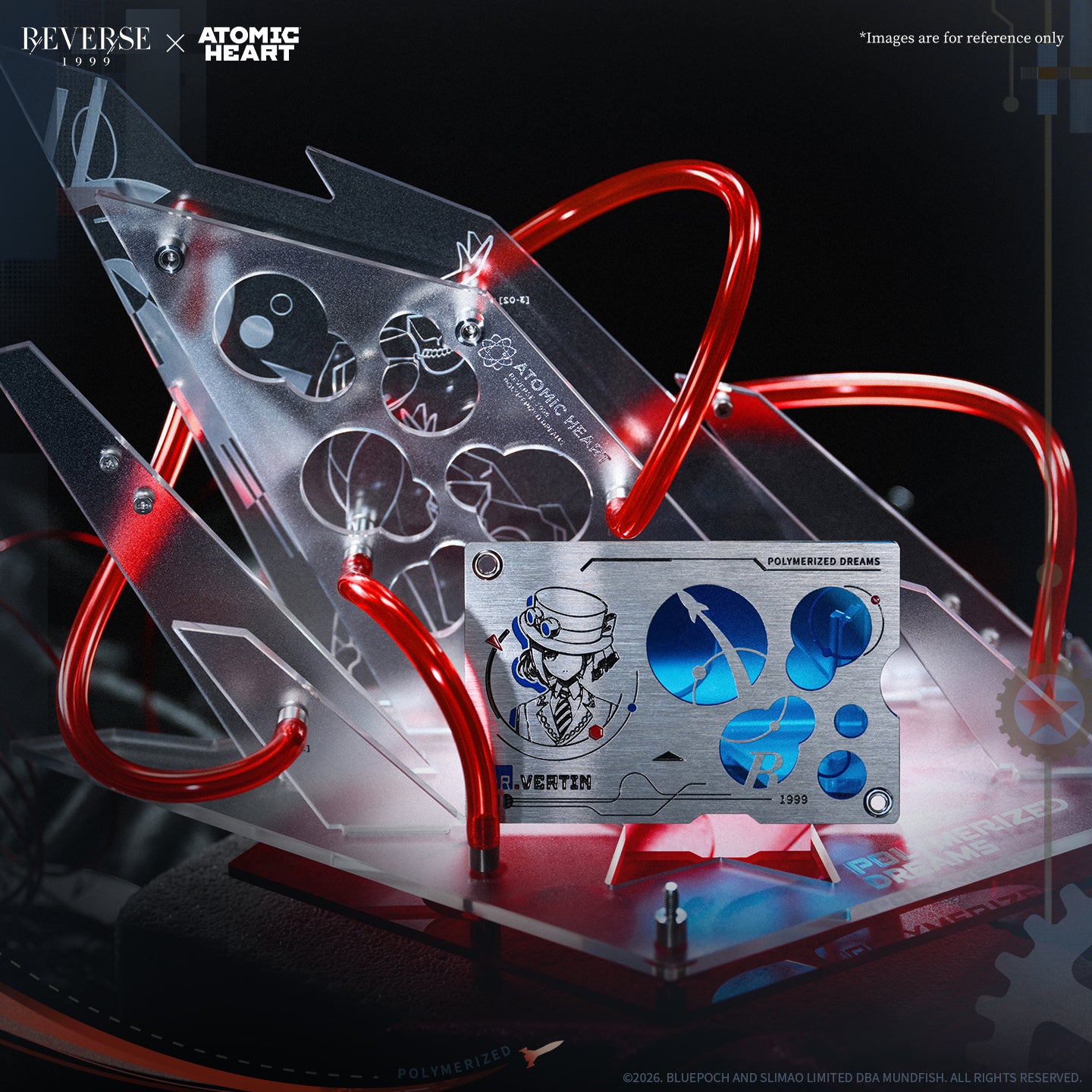 Reverse: 1999 x Atomic Heart "Polymerized Dreams" Acrylic Table Ornament