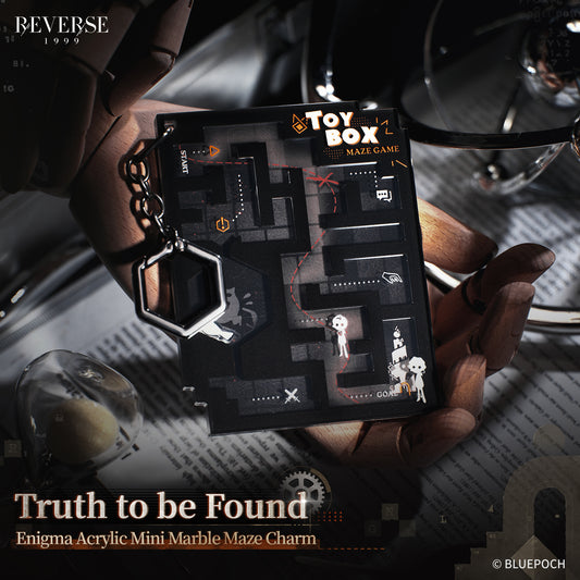 "Truth to be Found" Enigma Acrylic Mini Marble Maze Charm