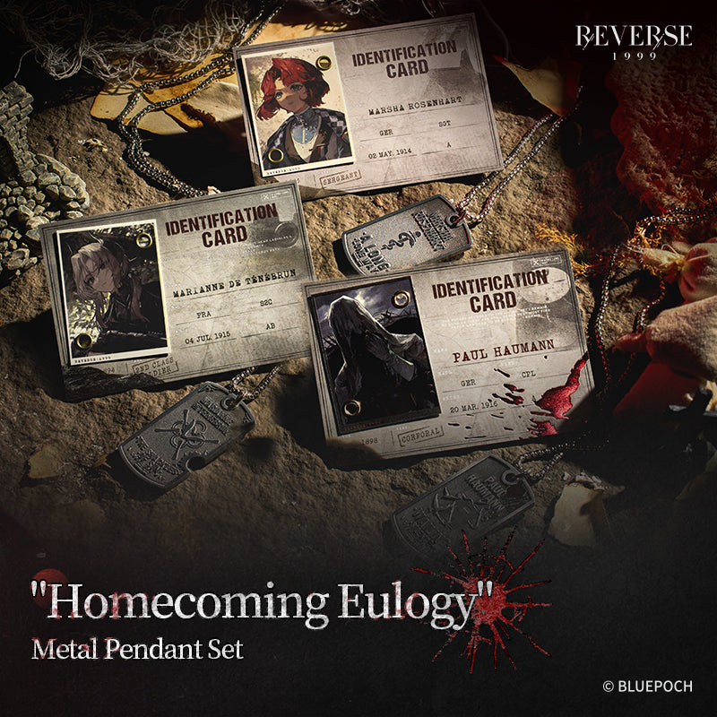 Reverse: 1999 "Homecoming Eulogy" Metal Pendant Set
